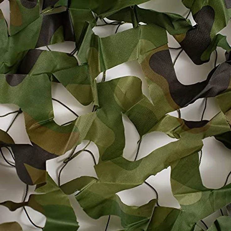 Rinling Tarnnetz Camouflage, 4m x 6m, Woodland für Jagd und Militär, Sonnenschutz und Dekoration – Bild 3