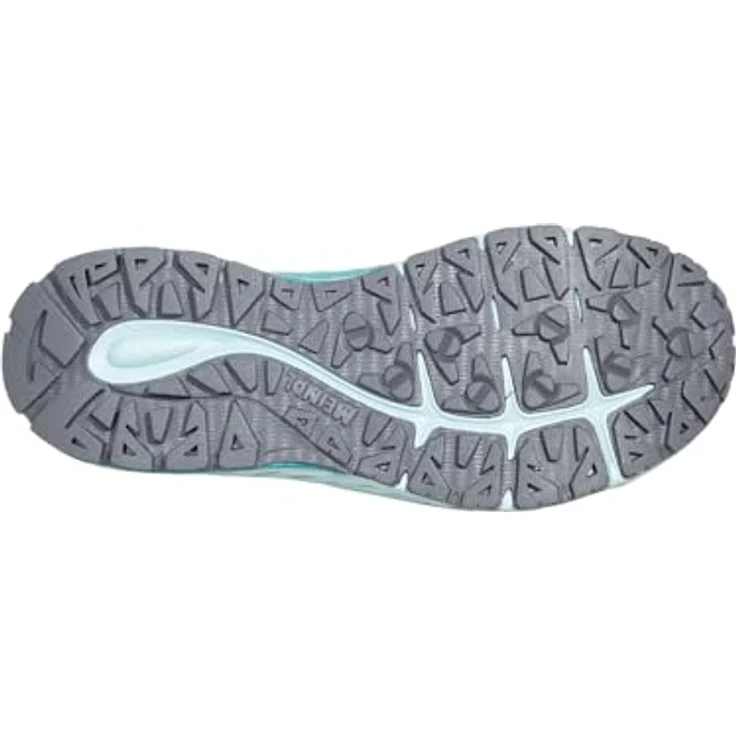 Meindl Wander- & Bergschuhe Damen, strapazierfähig aus Leder und Mesh mit rutschfester Gummisohle, Türkis, Größe 37 EU – Bild 6