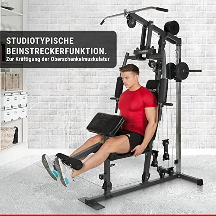 Hammer Kraftstation California XP, schwarz, 189 x 111 x 201 cm – Bild 3