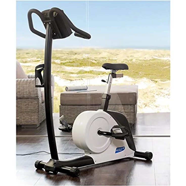 Ergo Fit ERGO-FIT Cycle 450 Professioneller Ergometer Fahrradtrainer Fitnessbike, LCD-Anzeige, Abstandsmessung, Zeitmessung, Geschwindigkeitsanzeige – Bild 4