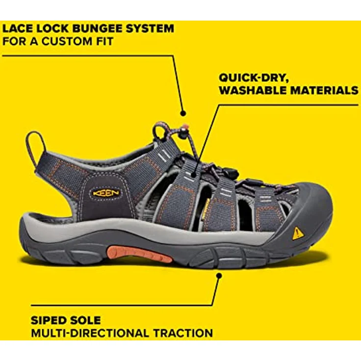 Keen Newport H2 Herren Geschlossene Zehe Wasserdicht Sandale, Marinegrau - Größe 9 UK / 43 EU / 10 US – Bild 2