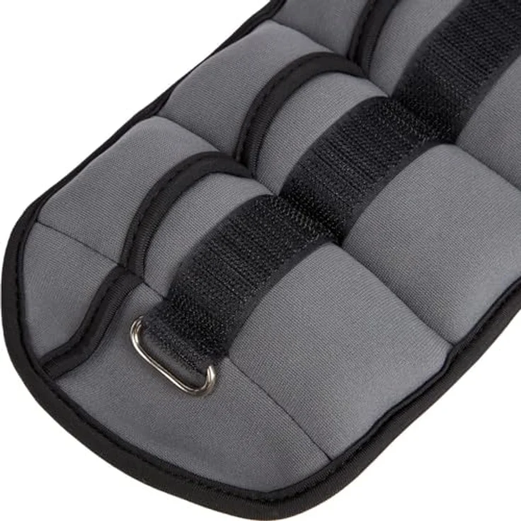 Energetics Unisex Ankle Wrist Weight 1.0, Handgelenk- & Knöchelgewichte, individuell verstellbare Verschlüsse, Black/Grey Dark, 2,5 kg – Bild 2