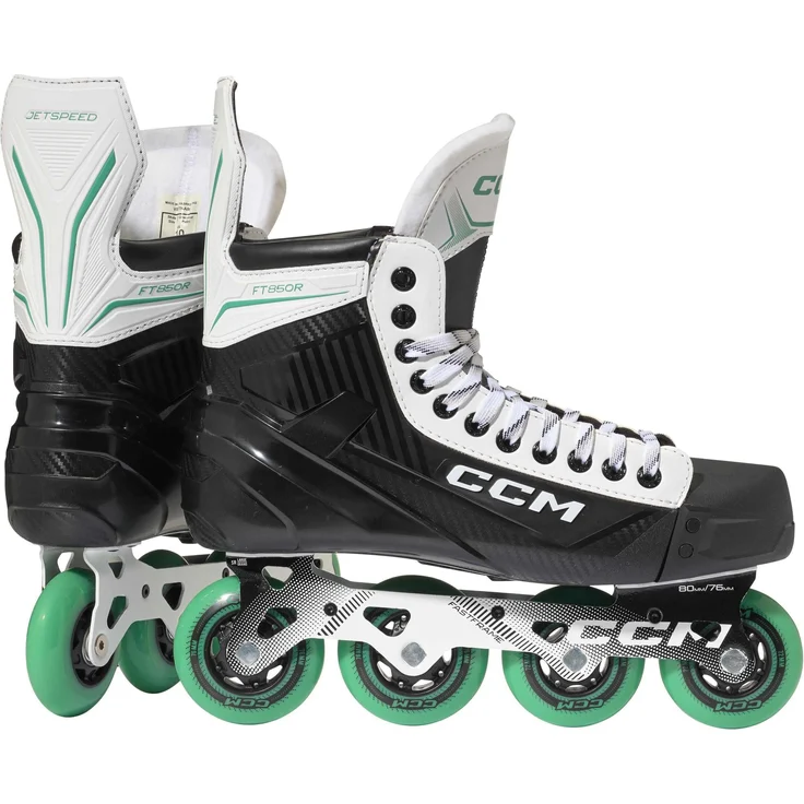 CCM Jetspeed FT850 Senior 8.0, Inliner für Einsteiger mit 3D Injected Boot, Hi-Lo Stahlchassis und 82A Rollen für Straße und Asphalt – Bild 1
