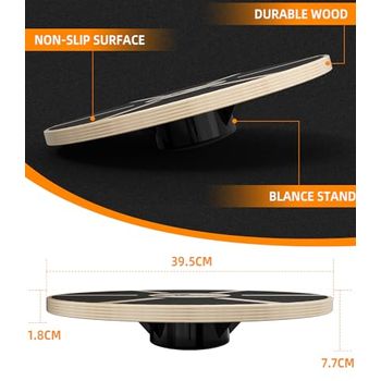 Sportneer Wobble Balance Board, Übungsbalance Stabilitäts Trainer