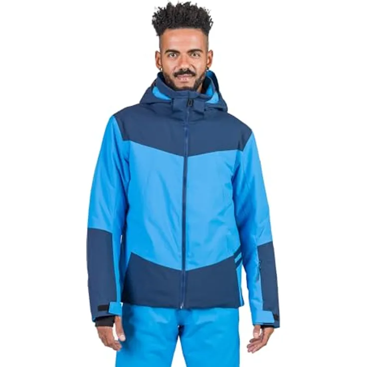 ROSSIGNOL Wispile Oversees, Wetterfeste Skijacke mit recycelter Kunstfaserfüllung, blau, XL