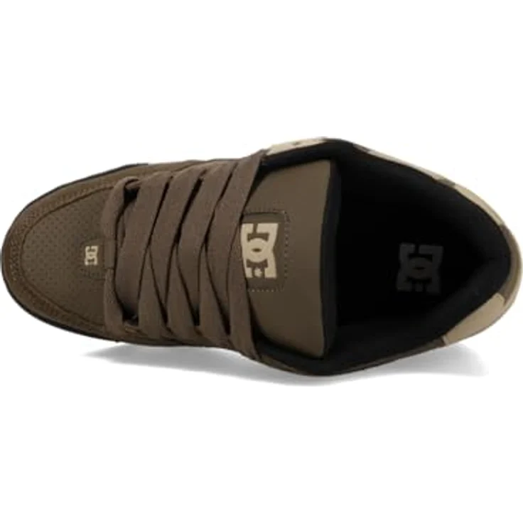 DC Shoes Dc Command, Lederschuhe für Herren, Komfort-Mesh-Futter, Olivbraun, Größe 8 (UK) / 42 (EU) / 9 (US) – Bild 4