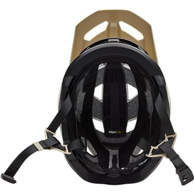 Fox Racing Speedframe Pro Backfade CE, Mountainbike Helm mit MIPS Air Node Schutz, BOA Fit System, verstellbarem Visier, herausnehmbarem Innenfutter, Cream, Größe: S – Bild 5