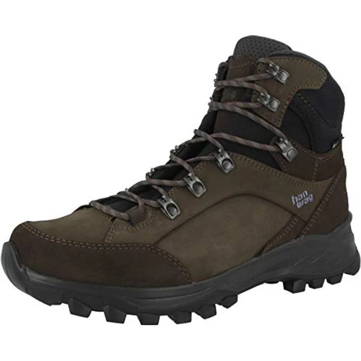 Hanwag Banks GTX, Trekkingstiefel aus Nubukleder mit GORE-TEX-Membran, braun – Bild 4