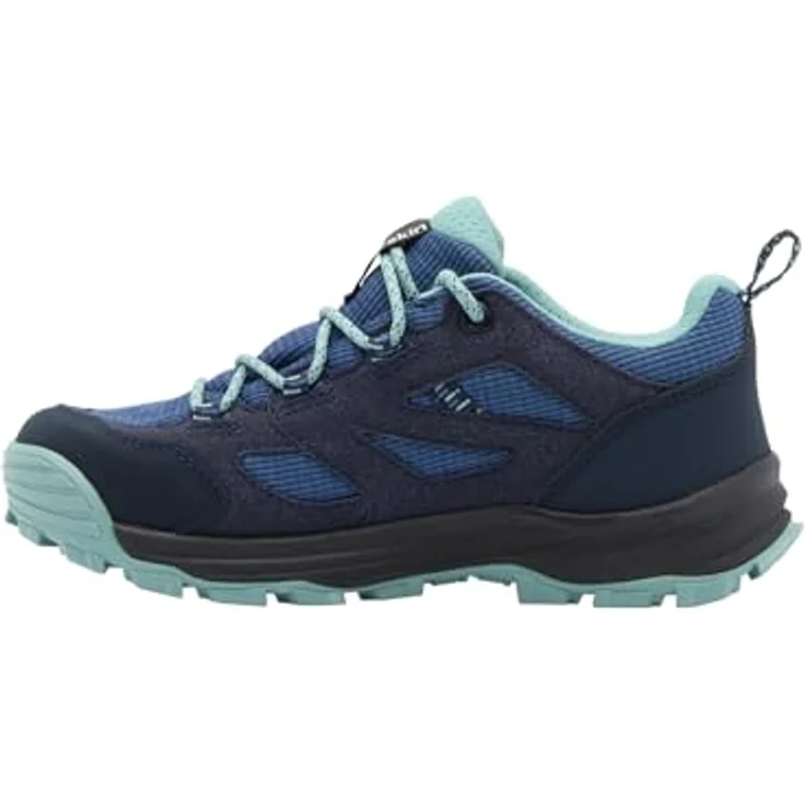 Jack Wolfskin Vojo Tour Texapore Low K, Wanderschuhe für Kinder, wasserdicht, Blau – Bild 1