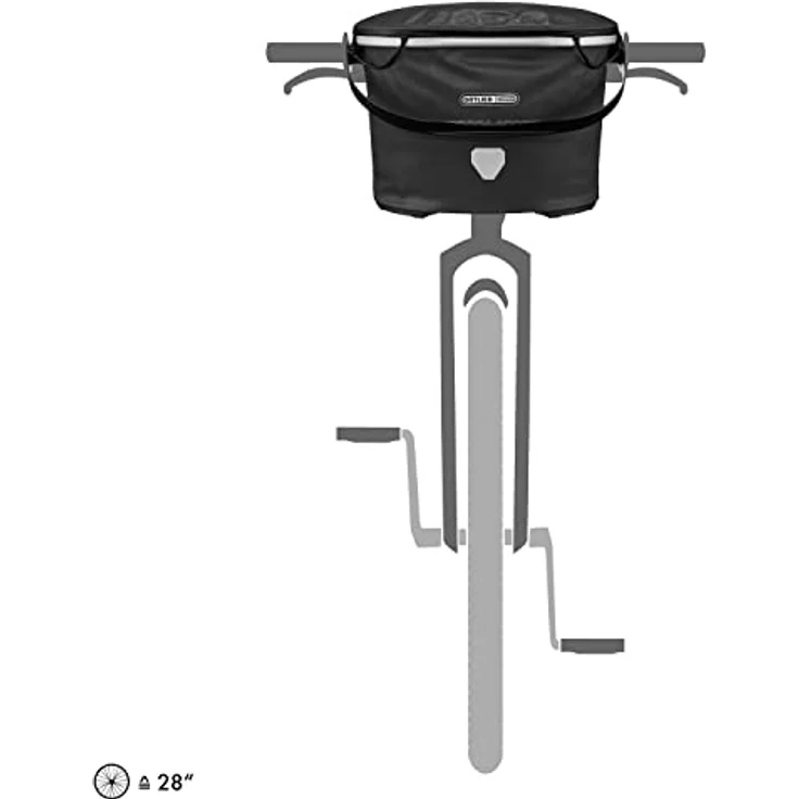 Ortlieb UP-Town City©, Fahrradtasche mit 17,5 l Kapazität, Schwarz, 27,9 x 33,0 x 22,1 cm, 791 g – Bild 4