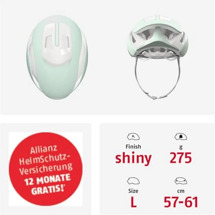 Abus GameChanger 2.0, Velohelm (57 - 61 cm) mit aerodynamischer Form und innovativem Ventilationssystem – Bild 5