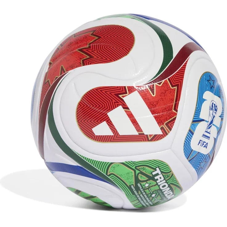 adidas Sportswear Fußball WC LGE J290, Junior Ball mit nahtloser TPU-Laminierung, 290g, weiß/royalblau/solblau