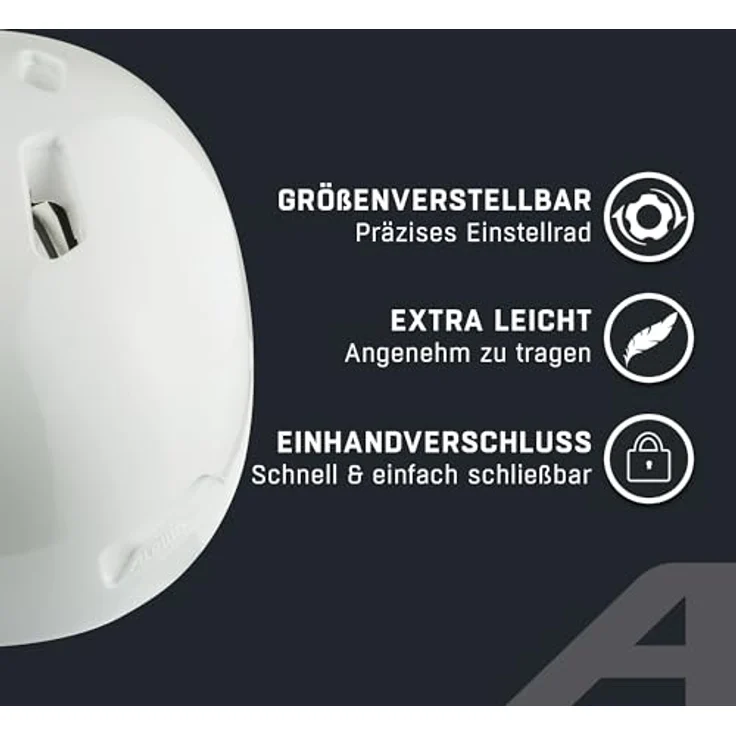 Alpina Sports Velohelm Haarlem, Inmold-Bauweise mit asymmetrischem Design, Größe 52-57 cm, mattschwarz – Bild 3