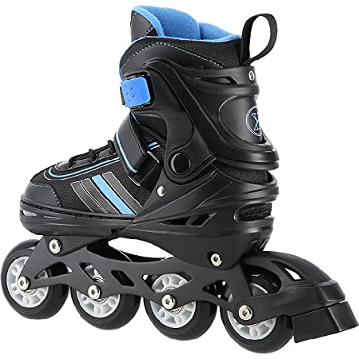 Nils NH18191 2in1 Schlittschuhe, Schwarz-Blau, für Eishockey und Inline-Skating, Gr. 29-33 – Bild 5