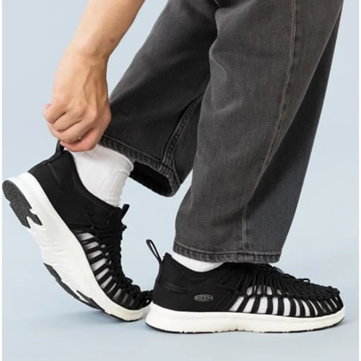 Keen Wanderschuhe Trekkingschuh, flexibles Obermaterial aus Kordeln in Häkeloptik, geruchsneutralisierendes Fußbett, elastische Zugbandschnürung – Bild 9