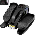 Rollingsurfer Under Schreibtisch Ellipsentrainer, Einstellbarer Geschwindigkeits mit Fernbedienung, Sitzende Pedal Exerciser zur Beine Erholung für Jugendliche Senioren und Erwachsene