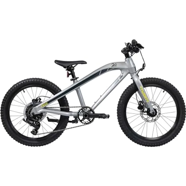 S’COOL Xroc TWENTY, 20 Zoll Kinder-Mountainbike mit 8-Gang MicroShift-Schaltung, Aluminiumrahmen, geeignet für Körpergröße 120-135 cm