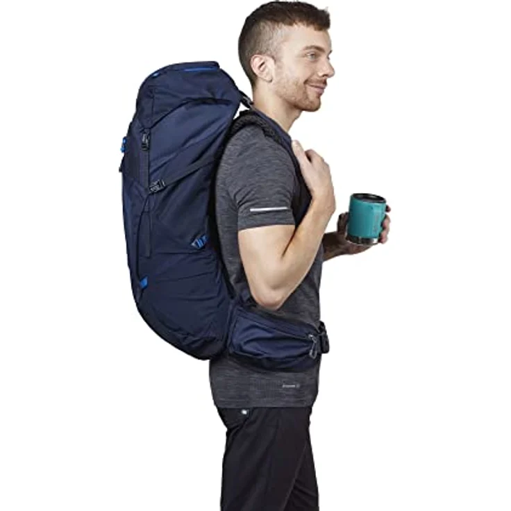 Gregory Zulu 40 Men Größe SM/MD halo blue, Wanderrucksack mit FreeFloat-Federung und CO2-Reduktion – Bild 3