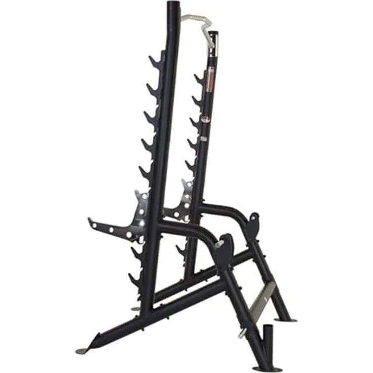 Inspire Squat Rack mit Klimmzugstange und verstellbaren Sicherungen - Schwarzes Kraftsportgerät mit 270 kg Maximallast – Bild 4