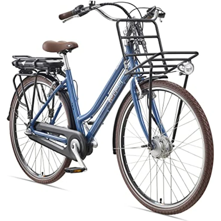 TELEFUNKEN E-Bike Elektrofahrrad Alu 28 Zoll mit 3-Gang Shimano Nabenschaltung, Retro Pedelec Citybike, Frontmotor 250W und 10,4Ah, 36V Li-Ion Akku, RT530 Multitalent – Bild 1