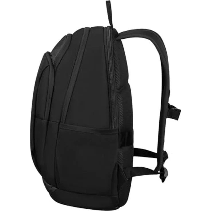 American Tourister Urban Groove, Laptoprucksack 15.6 Zoll, 27 L, 46 cm, Schwarz mit zwei Hauptfächern für Unterlagen und Laptop – Bild 4