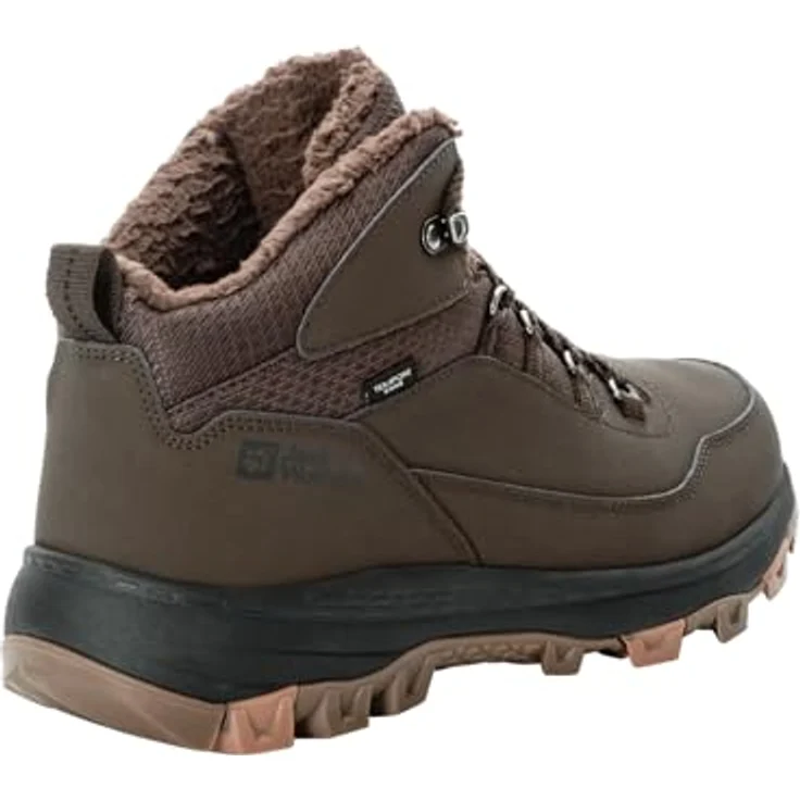 Jack Wolfskin Everquest Texapore Mid M, Winterschuh Herren mit isolierender TEXAPORE Membran, dunkelbraun, Größe 40,5 – Bild 5