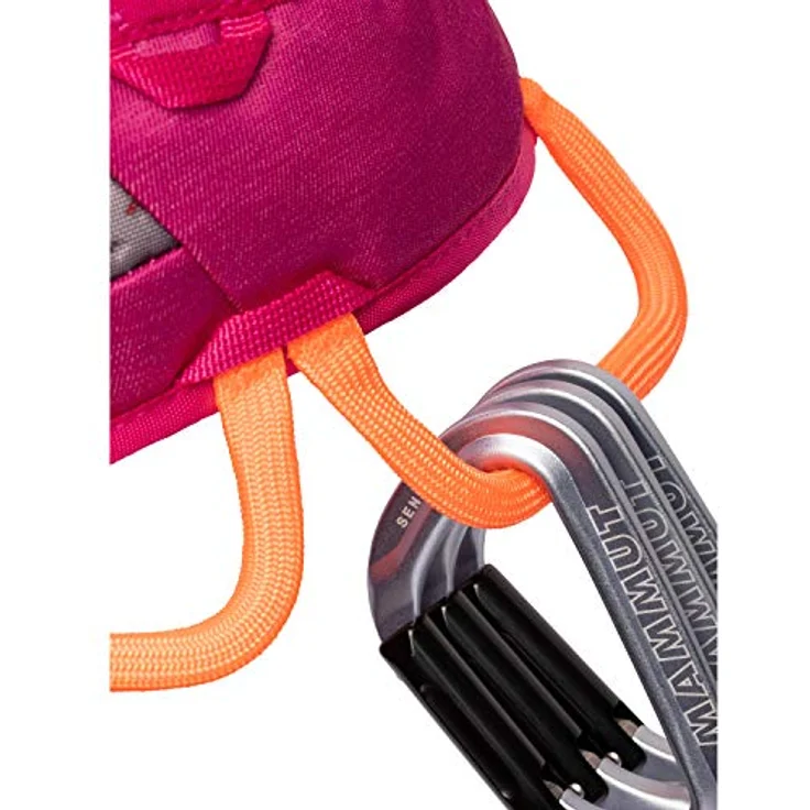 Mammut Ophir Fast Adjust Women, Klettergurt mit Reißverschlussfach für Smartphone, orange, Gr. S – Bild 5