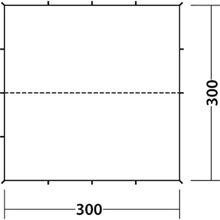 Robens Trail Tarp, vielseitiges Zelt, 3m x 3m, 1 kg, robustes HydroTex HD RS Material, 5000 mm Wassersäule – Bild 3
