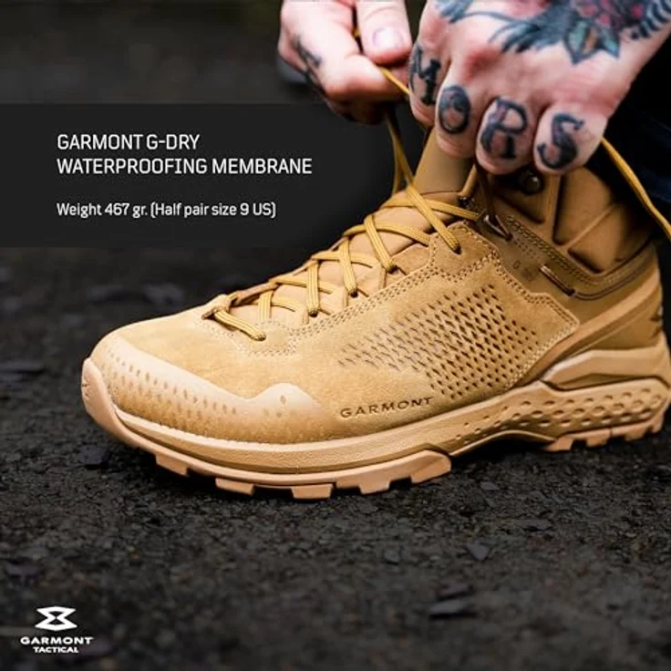 Garmont T4 Groove Wanderschuhe für Herren, Wildleder, wasserdicht mit G-Dry-Membran und optimalem Grip, Schwarz, 43,5 EU – Bild 5