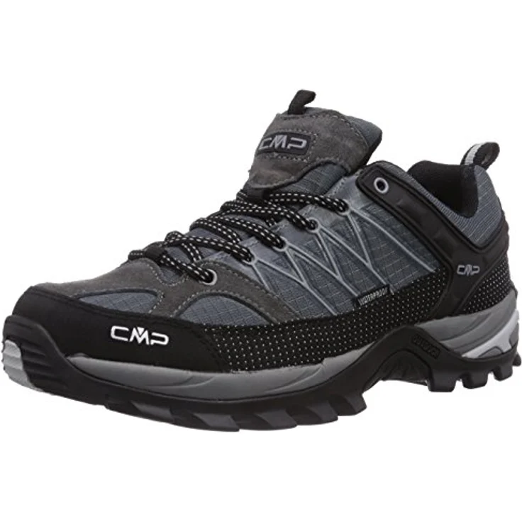 CMP RIGEL LOW TREKKING SHOES WP, wasserdichte Wanderschuhe mit EVA-Sohle und gummierter Profilsohle – Bild 1