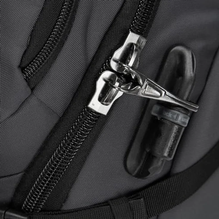 Pacsafe Venturesafe EXP35, Wanderrucksack mit RFID-Schutz, Laptopfach für 15 Zoll, grau, 52 cm – Bild 9