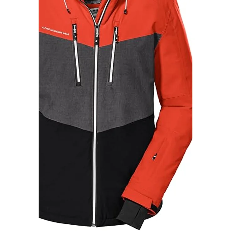 MGA Herren Skijacke Na (L), orange, Größe L – Bild 4