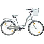 T&Y Trade 24 Zoll Kinder Mädchen City Fahrrad Mädchenfahrrad Bike Rad Nexus Nabenschaltung STVO Beleuchtung Reflex Weiß Weiss 3 Gang - Preisvergleich