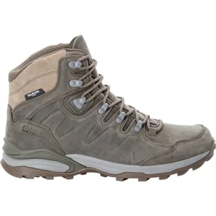 Jack Wolfskin Refugio Prime Texapore Mid M, Herren Wanderschuhe, wasserdicht und atmungsaktiv, Grau, Größe 45.5 – Bild 2