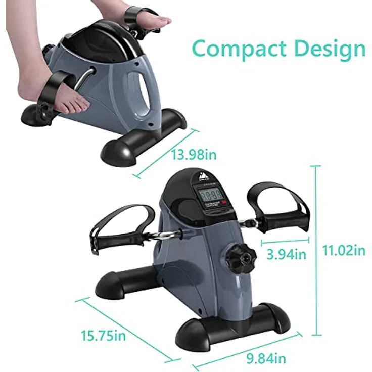 EVOLAND Mini Fitnessrad für zu Hause Arm- und Beintrainer Fitnesstrainer Sportgerät Heimtrainer – Bild 3