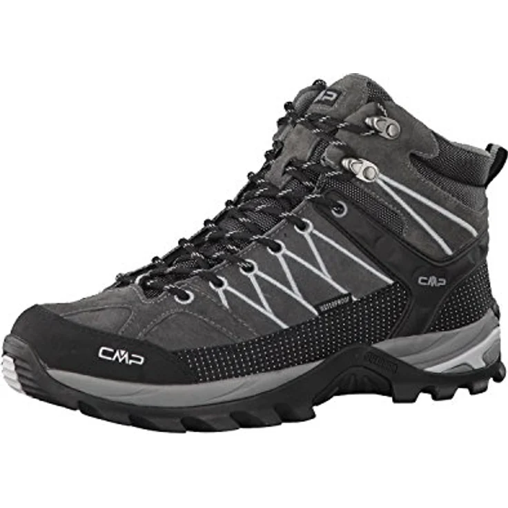 CMP Rigel Mid 3Q12947-U862, Herren Trekkingschuhe, grau, Größe 45, wasserfest, isolierend, atmungsaktiv – Bild 1