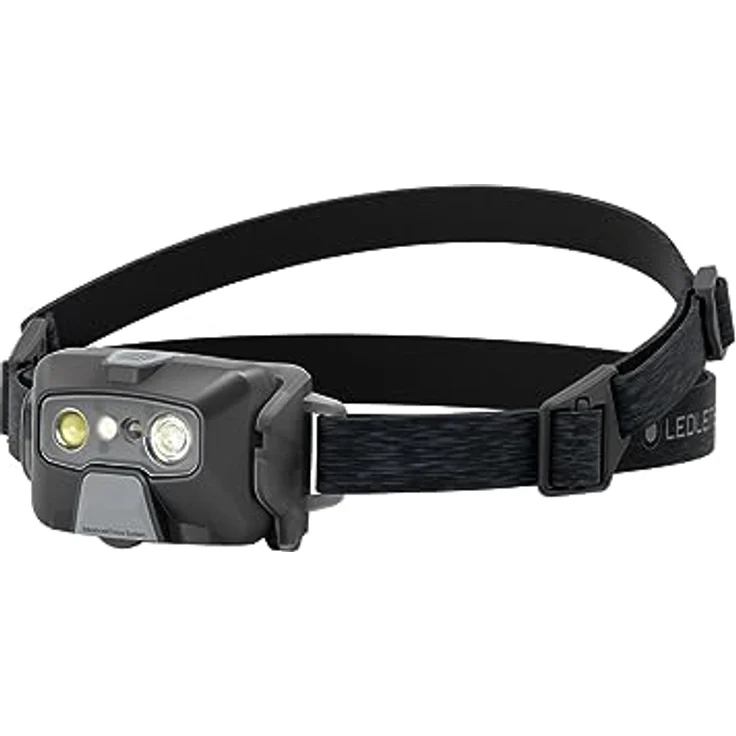 Ledlenser HF6R Core, aufladbare Stirnlampe mit 800 lm Lichtleistung, Digitalfokus und rotem Frontlicht, schwarz – Bild 1