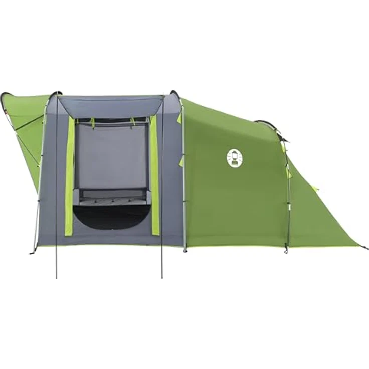 Coleman Oak Canyon 4 Blackout Zelt, 4 Personen Familien-Tunnelzelt mit 2 abgedunkelten Schlafzimmern, 4500 mm wasserdicht, eingenähte Bodenplane, stabil und leicht aufzubauen – Bild 5