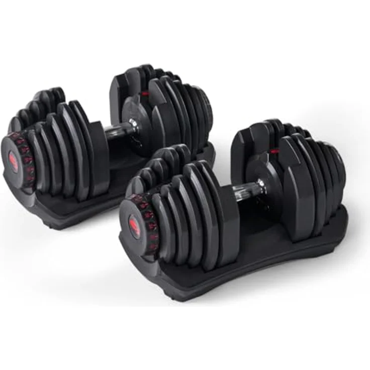 BowFlex SelectTech 1090i, verstellbare Hanteln (Paar) mit individuell einstellbarem Gewicht bis 40 kg – Bild 3