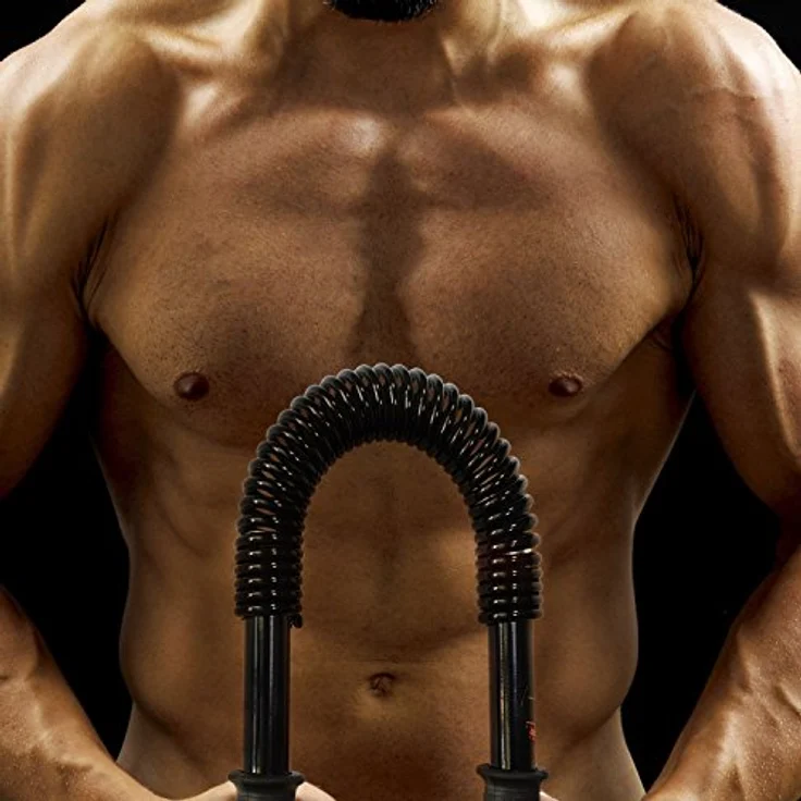 Body & Mind® Profi Königsfeder Biegehantel für Krafttraining Fitness-Training Armtrainer; Biegsame Flexible Feder-Hantel 30 kg für Anfänger und Fortgeschrittene – Bild 4