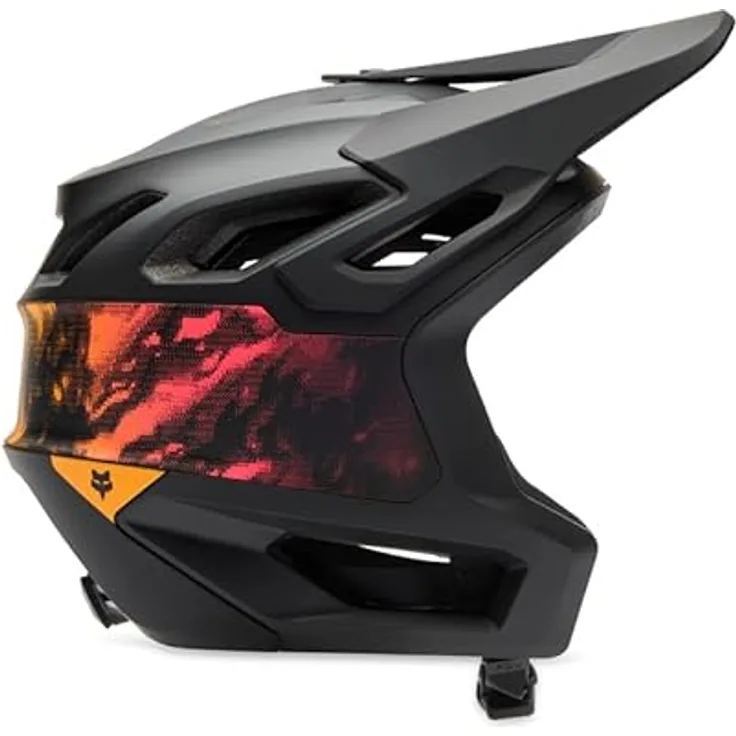 Fox Racing Bicycle Helmet DROPFRAME PRO KAIROS, Fullface-Helm in Schwarz, Größe S