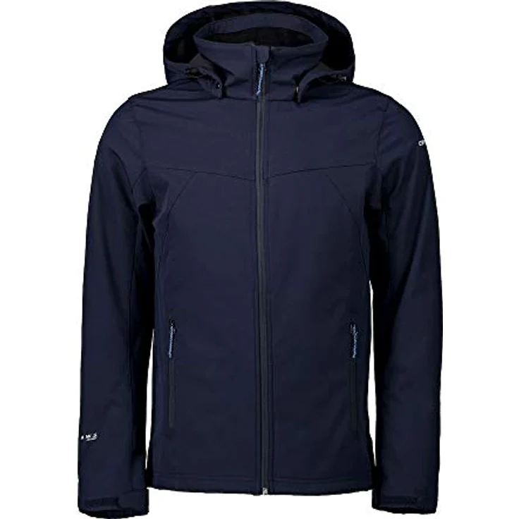 Icepeak Brimfield Softshelljacke, winddicht und wasserabweisend, Blau, Größe 48 – Bild 1