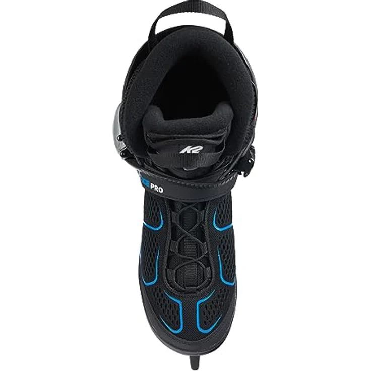K2 Skates F.I.T. ICEPro Herren Schlittschuhe, Stabilität Plus Cuff und Edelstahlkufen, Schwarz-Blau, 25H0001 – Bild 5