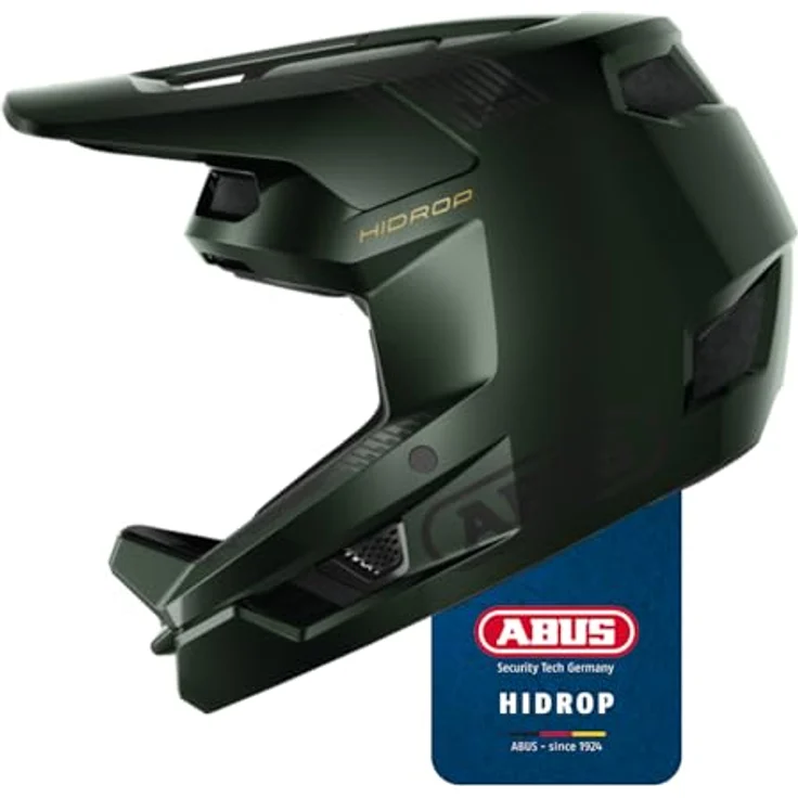 Abus HiDrop, Velohelm für MTB, 61 - 62 cm, schlagfest mit Break-Away-Visor und optimaler Belüftung – Bild 1