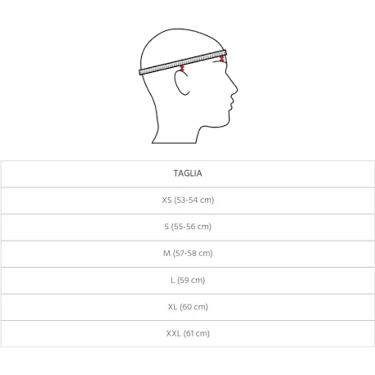 CGM 801I EBI ITALIA, Zugelassener Ski-E-Bike-Helm in Weiß Grün Rot, Größe S, doppelt zertifiziert (CE EN1078 und CE EN1077) – Bild 9