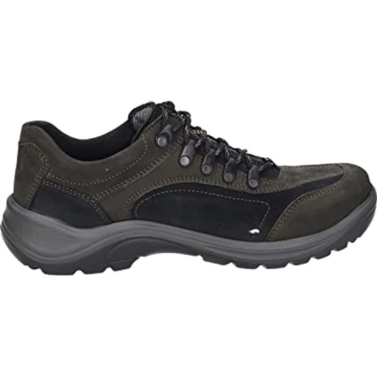 Waldläufer HAYO Trekkingschuh, Halbschuh aus Nubukleder mit wasserabweisender WaldläuferTEX-Membran, schiefer/schwarz – Bild 4