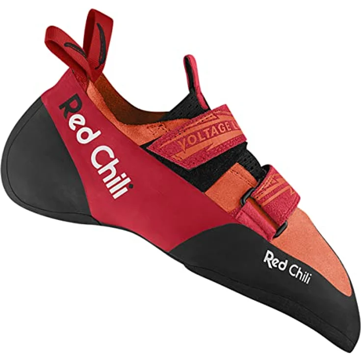 Red Chili Voltage Low Volume Kletterschuhe, Unisex, abriebfeste Gummisohle, Klettverschluss, Rot, Größe 40.5 – Bild 2