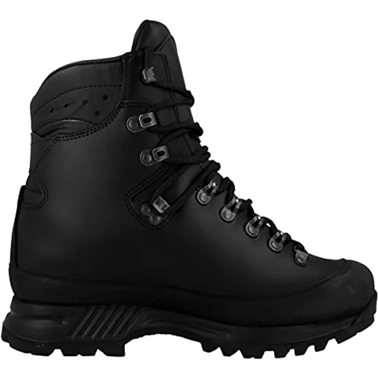 HanWag Alaska GTX, Herren Wanderstiefel in Schwarz, Größe 9.5, GORE-TEX Futter, knöchelhohe Konstruktion – Bild 3