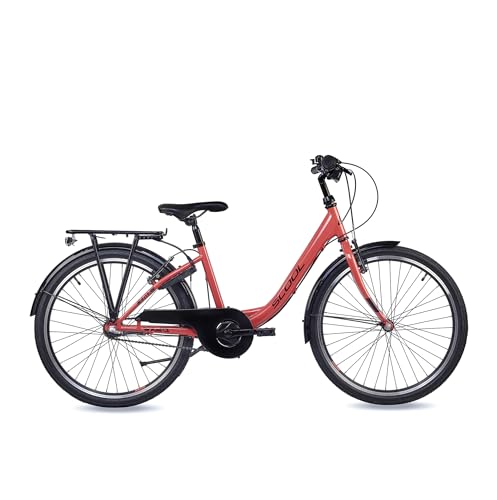 S’COOL Kinderfahrrad S'COOL chiX, 3 Gang Shimano Nabenschaltung, vollständig ausgestattet für den Straßenverkehr