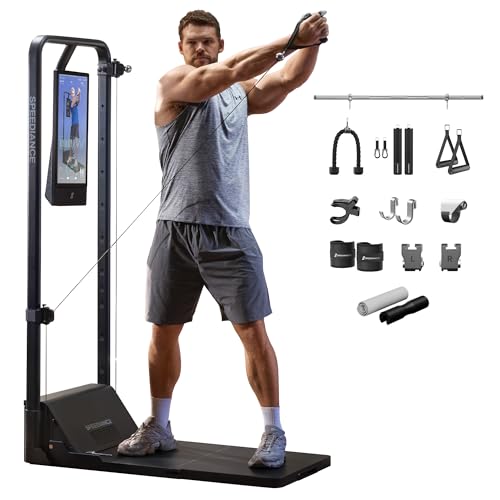 Speediance Gym Monster 2 Smart Home Gym, Multifunktionale Smith Maschine mit AI-Powered Training, 2.1-Kanal Soundsystem, kompakte Bauweise, All-in-One Workout (GM2 Basic)